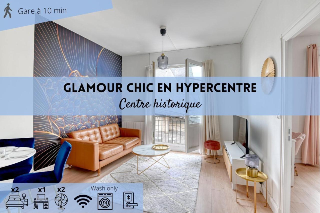 Glamour Chic En Hyper Centre Pour 4 - Wifi - Sauna Pour 2 - Mylittlestay 鲁昂 外观 照片